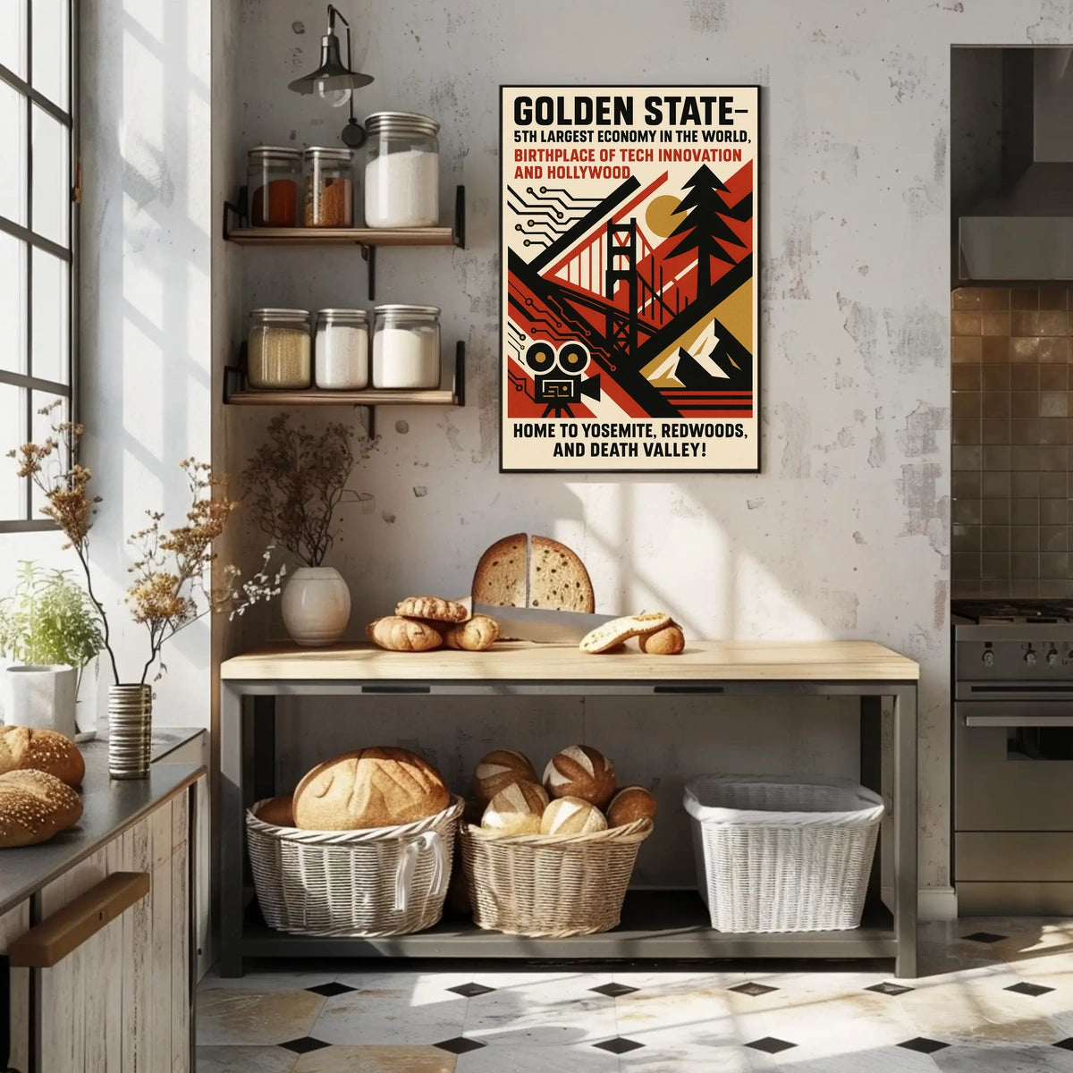 Golden State A Celebration of California Poster