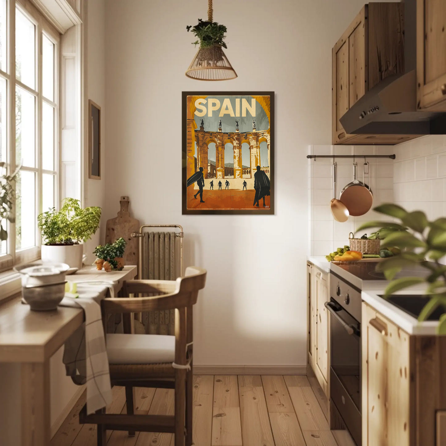 Spain Vintage Travel Poster - Bullfighters