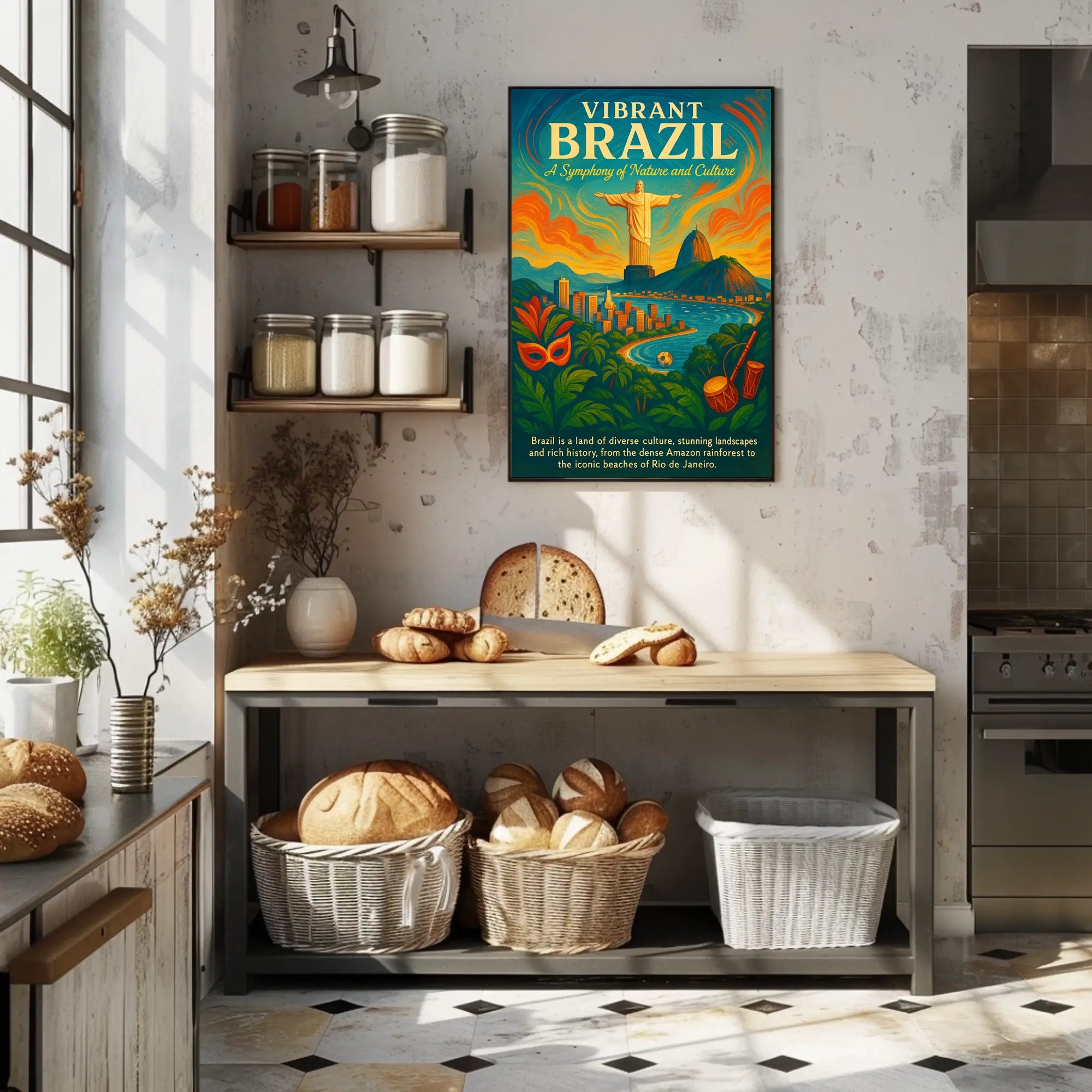 Vibrant Brazil A Symphony Of Nature Poster