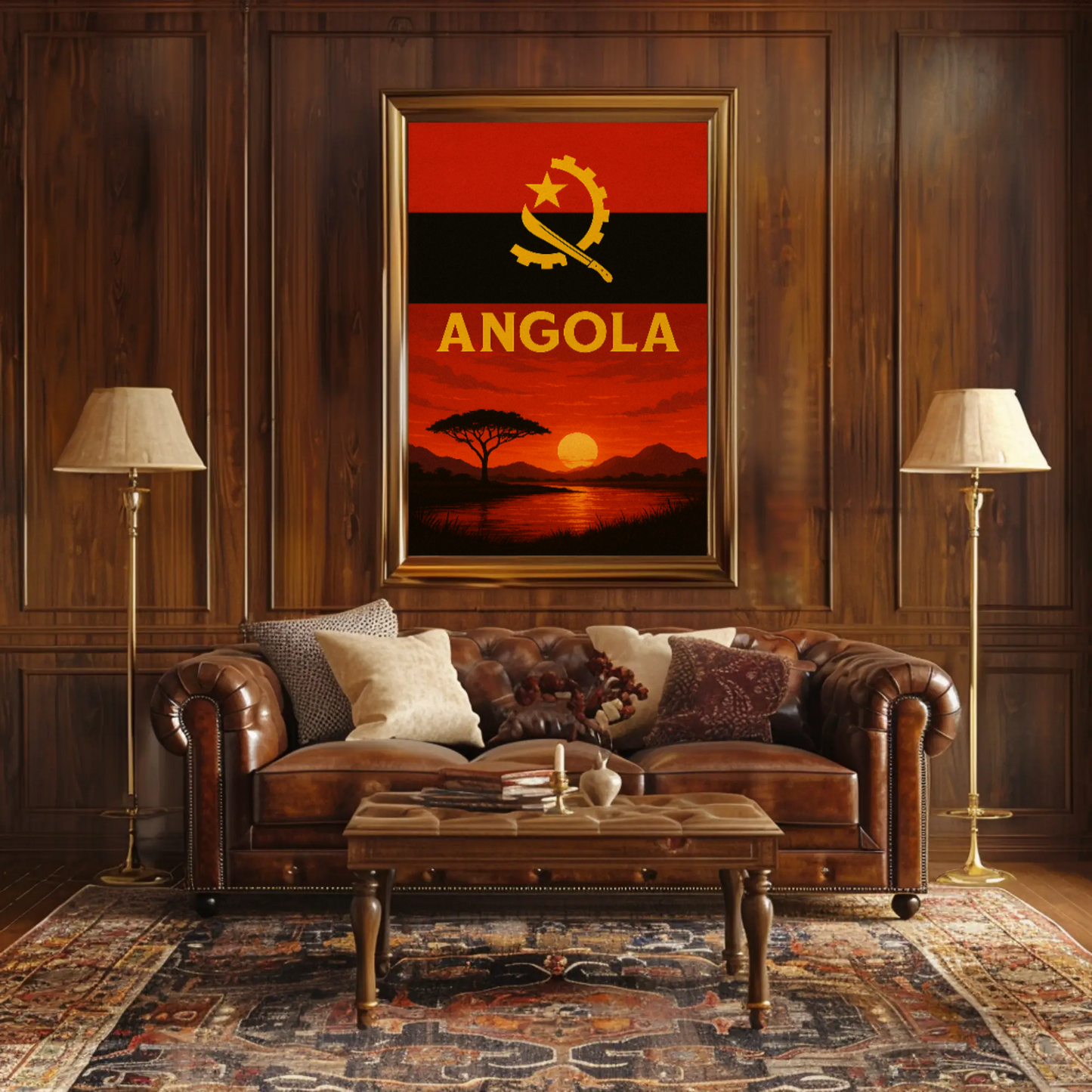 Angola Cultural Revolution Pride Heritage Poster