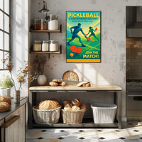Pickleball A Game of Strategy and Spirit Poster