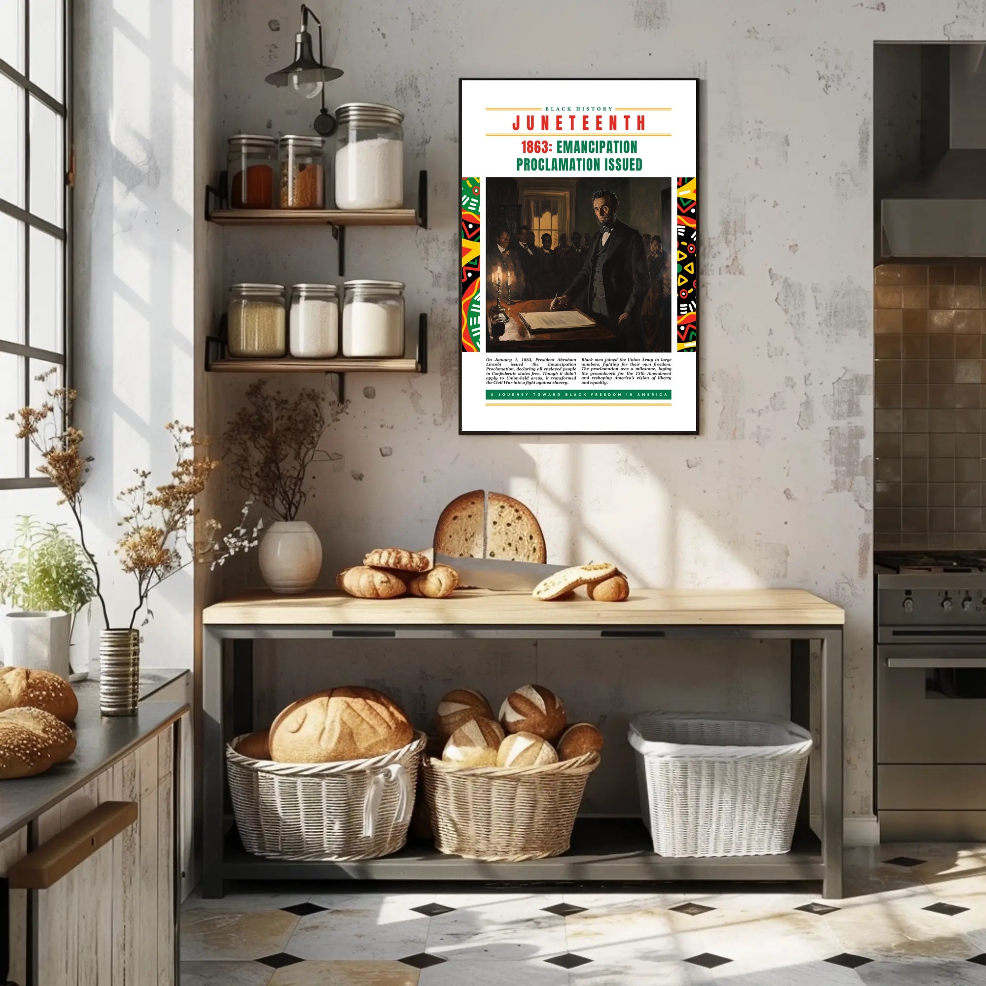 Emancipation Proclamation Commemorative Art: Historical or Presidential Poster