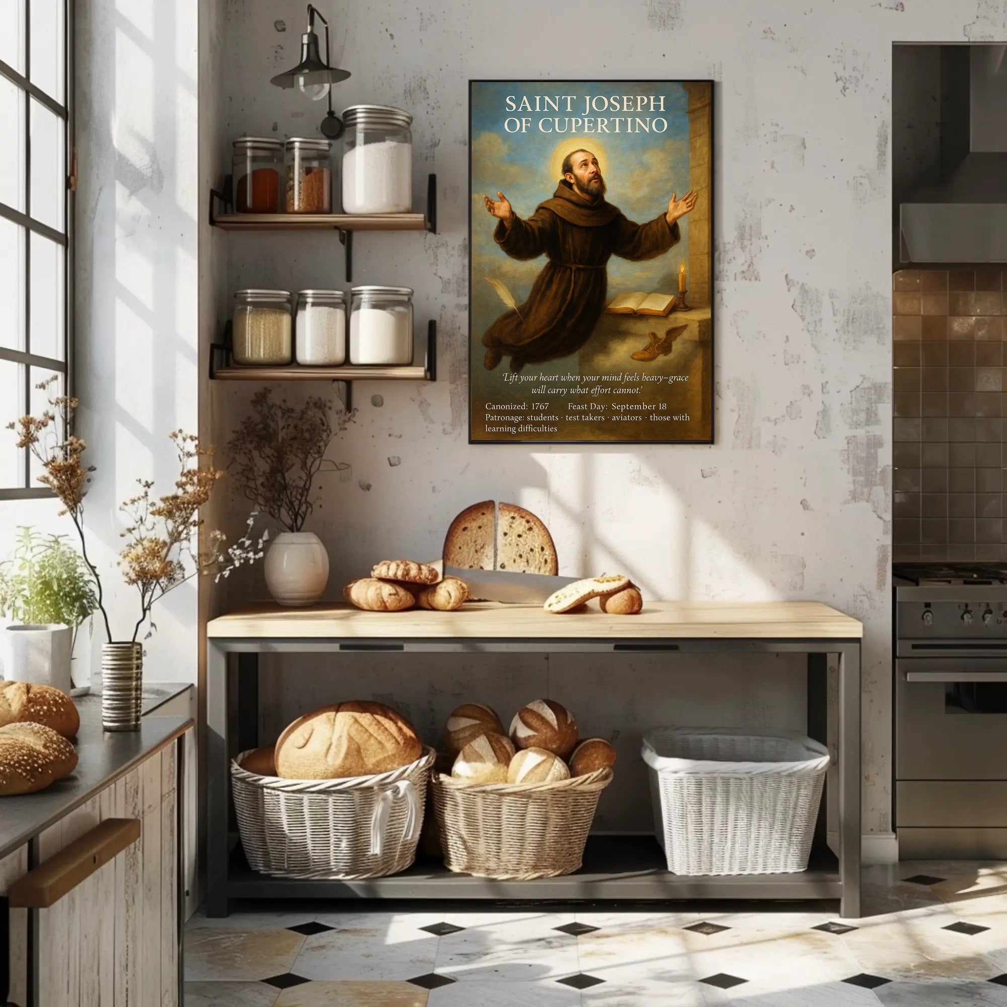 Saint Joseph of Cupertino Poster PosterGoat