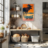 Canada Adventure Awaits: Vintage Travel Poster PosterGoat