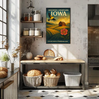 Discover the Heartland Iowa Poster