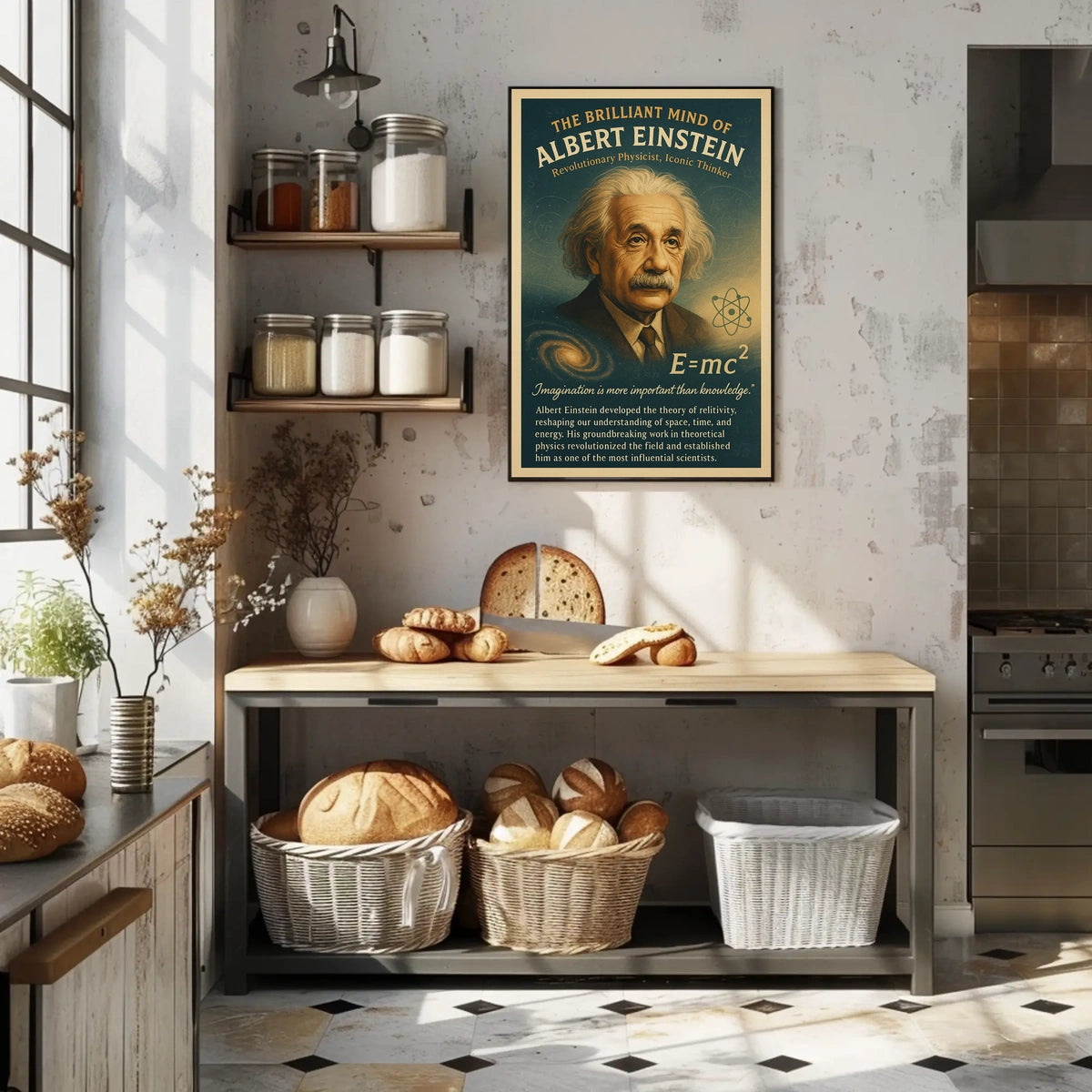 The Brilliant Mind of Albert Einstein Poster