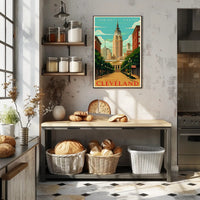 Discover Cleveland's Architectural Charm Poster