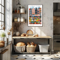 Amsterdam Flower Market Poster PosterGoat