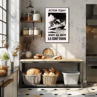 Coast Guard Ship in Ice Military Recruitment Poster