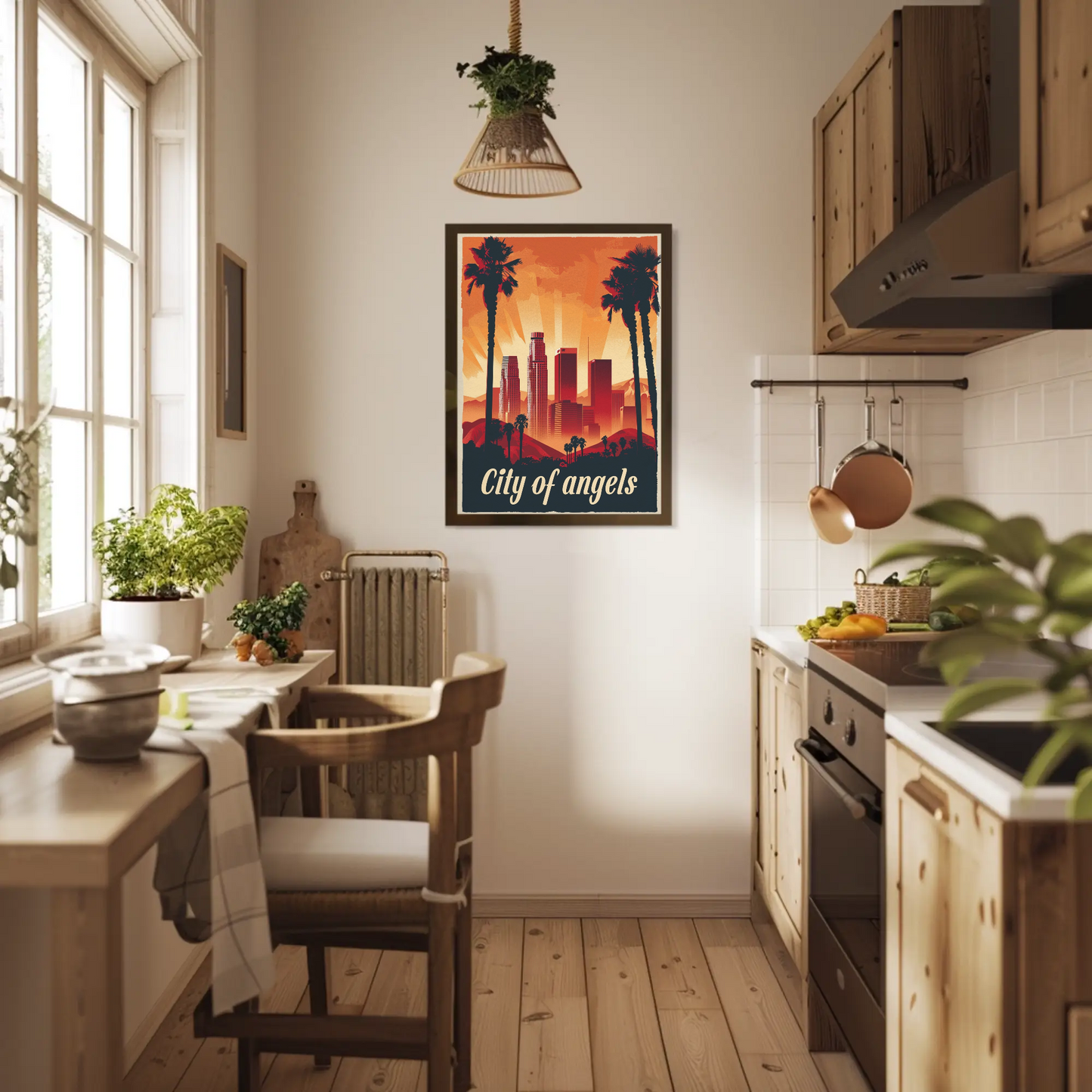 City of Angels Los Angeles Vintage Poster