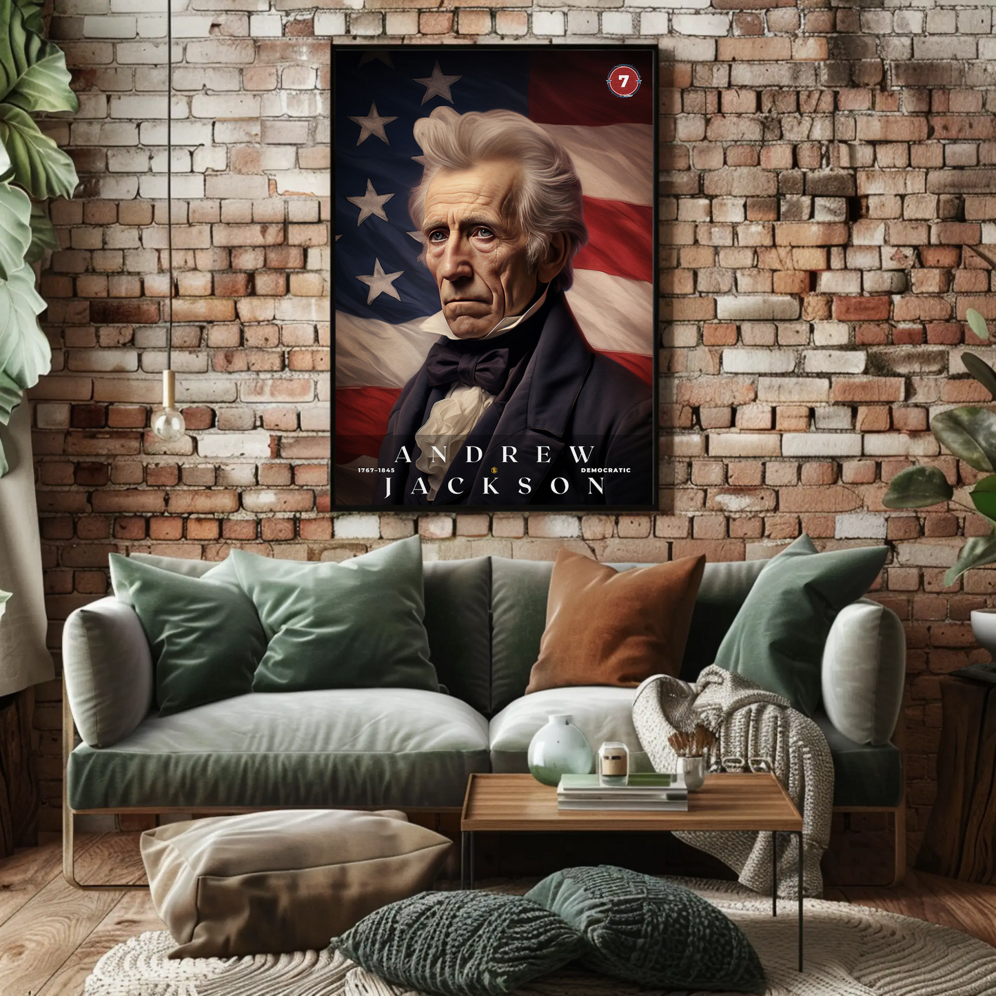 Andrew Jackson 7th President Of The United States Portrait