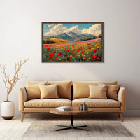 Serene Mountain Meadow Poster