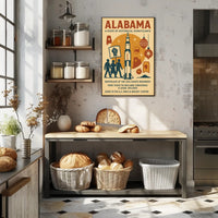 Alabama A State of Historical Significance Poster
