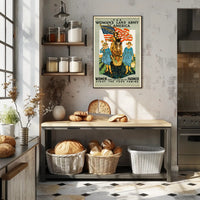 Women Empowerment in Agriculture: WWI Era Propaganda Poster