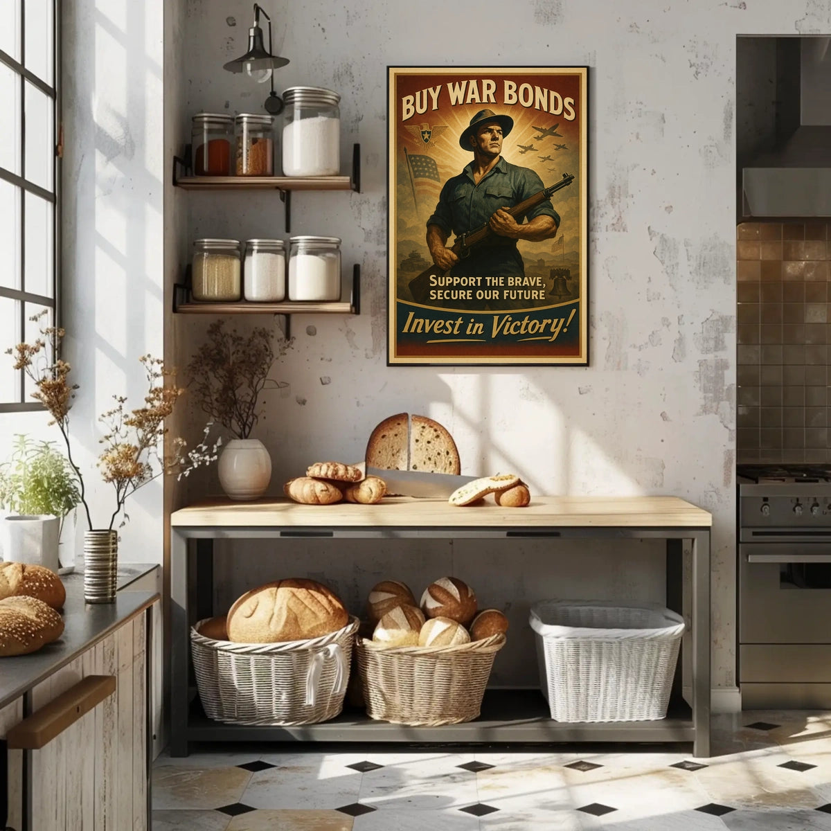 Invest in Victory War Bonds Poster