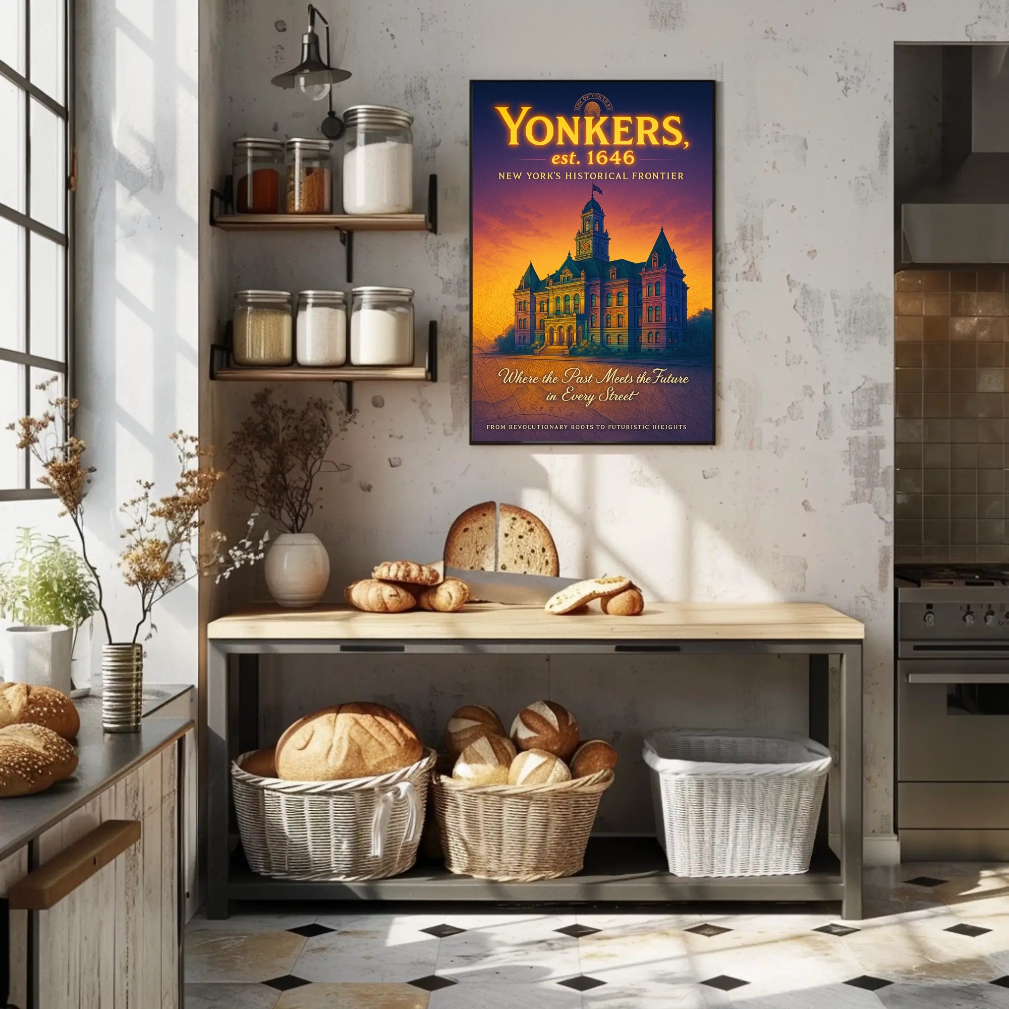 Yonkers New Yorks Historical Frontier Poster PosterGoat