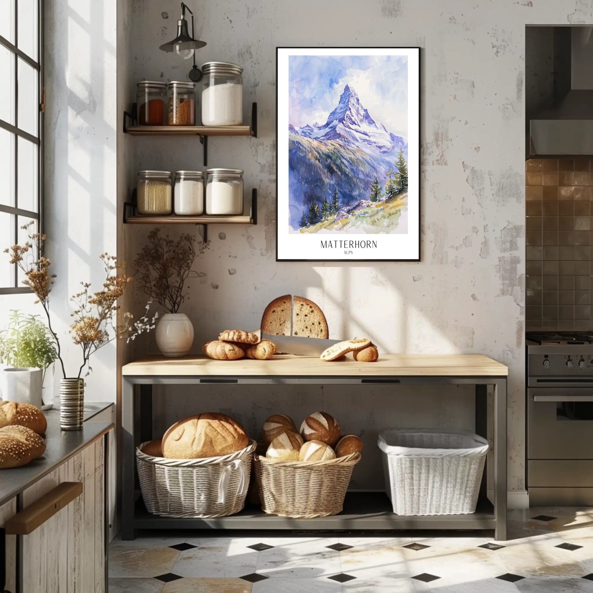 Majestic Matterhorn Poster PosterGoat