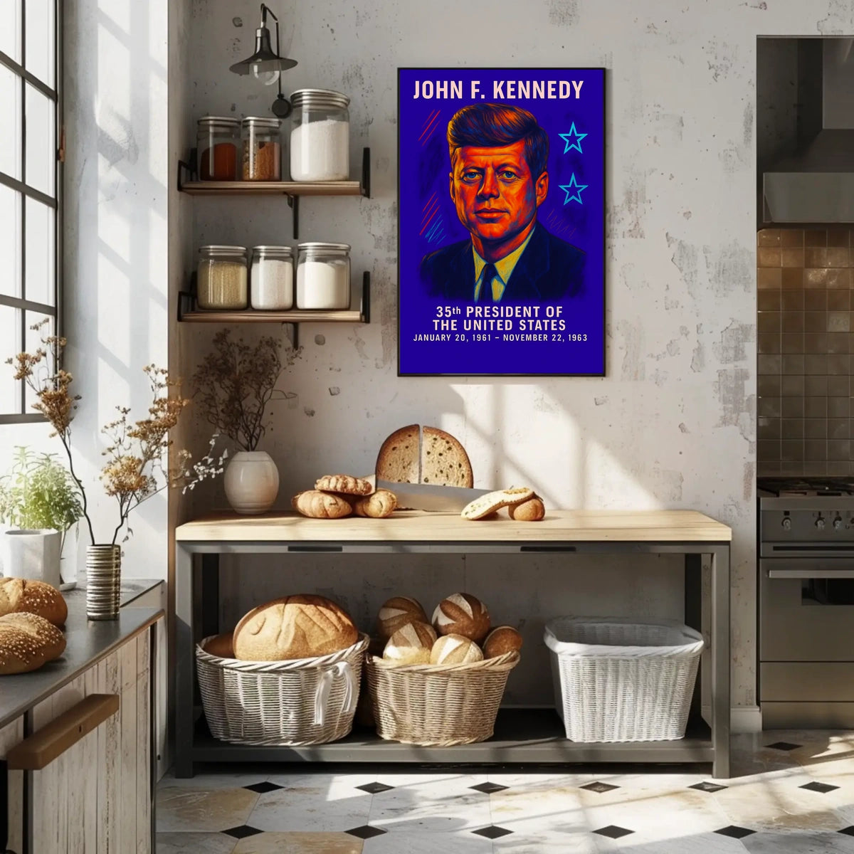 John F. Kennedy 35th President Poster