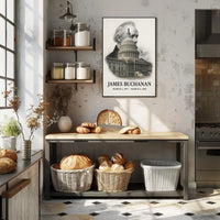 James Buchanan 15th President of the United States Reflections Poster