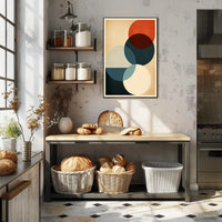 Abstract Geometric Harmony Abstract Poster