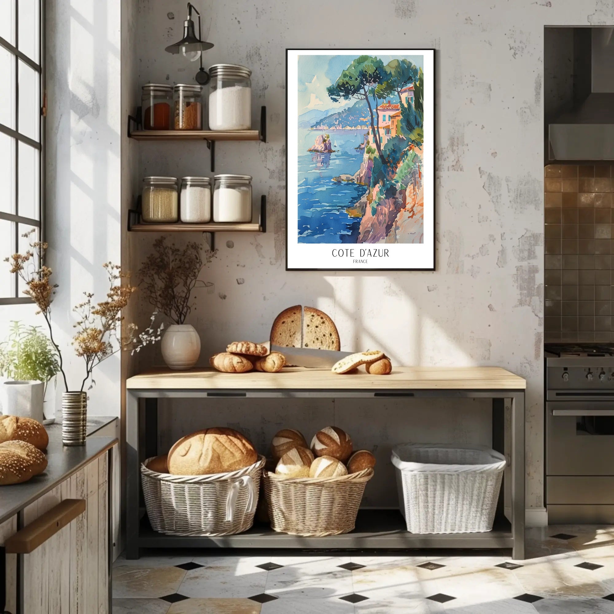 Côte d'Azur Vintage Travel Poster PosterGoat