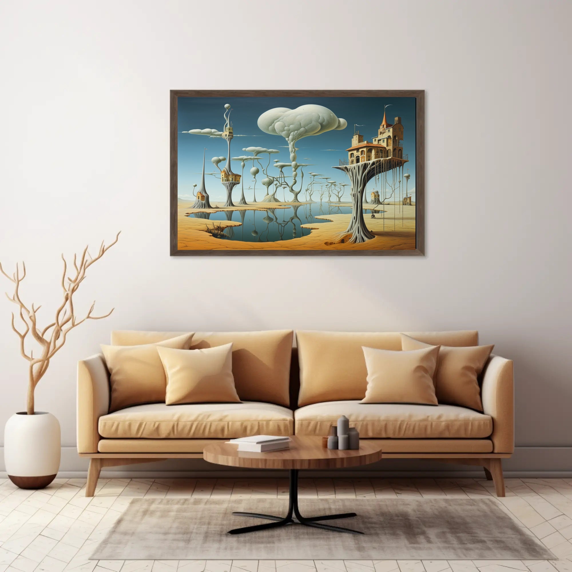 Whimsical Surreal Landscape Art Fantasy or Mythology Poster