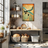 Vintage Adventure in Aviation Poster