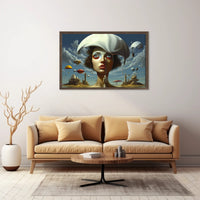 Surreal Dreamscape with Melting Hat Fantasy or Mythology Poster