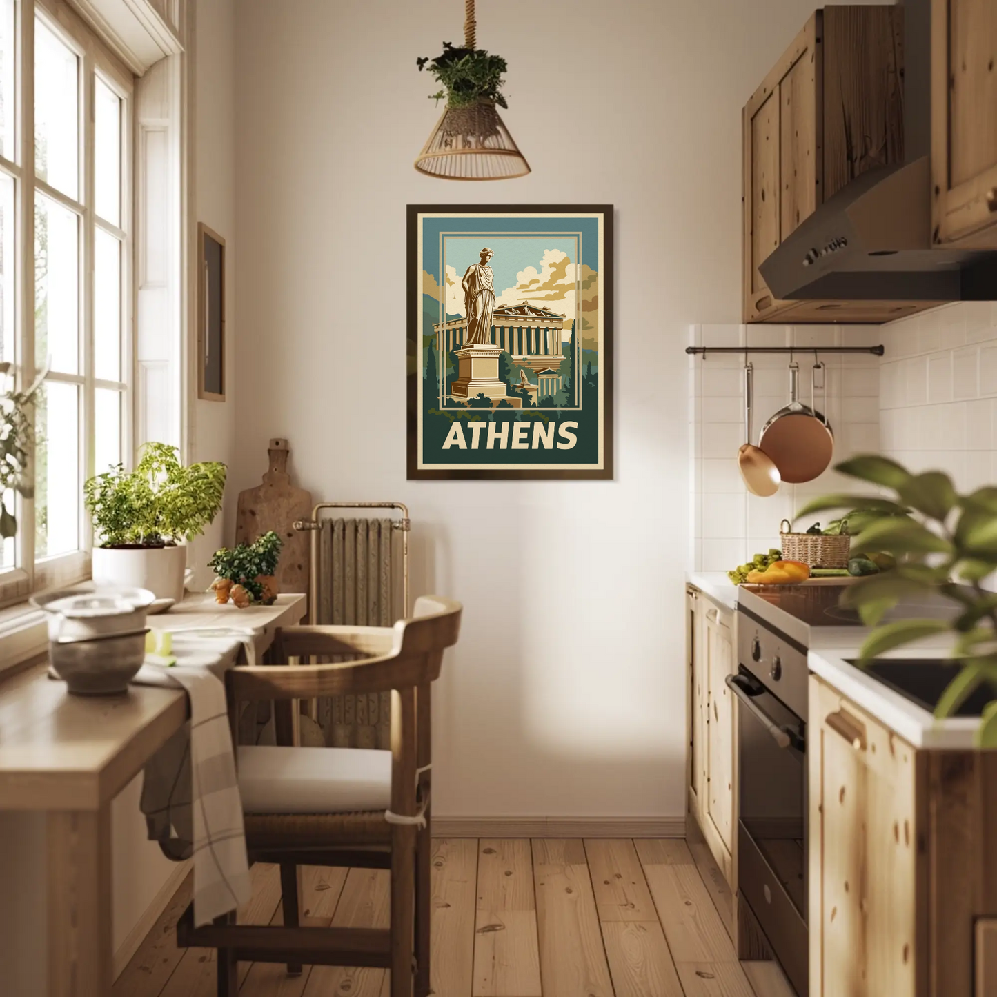 Athens Vintage Travel Poster