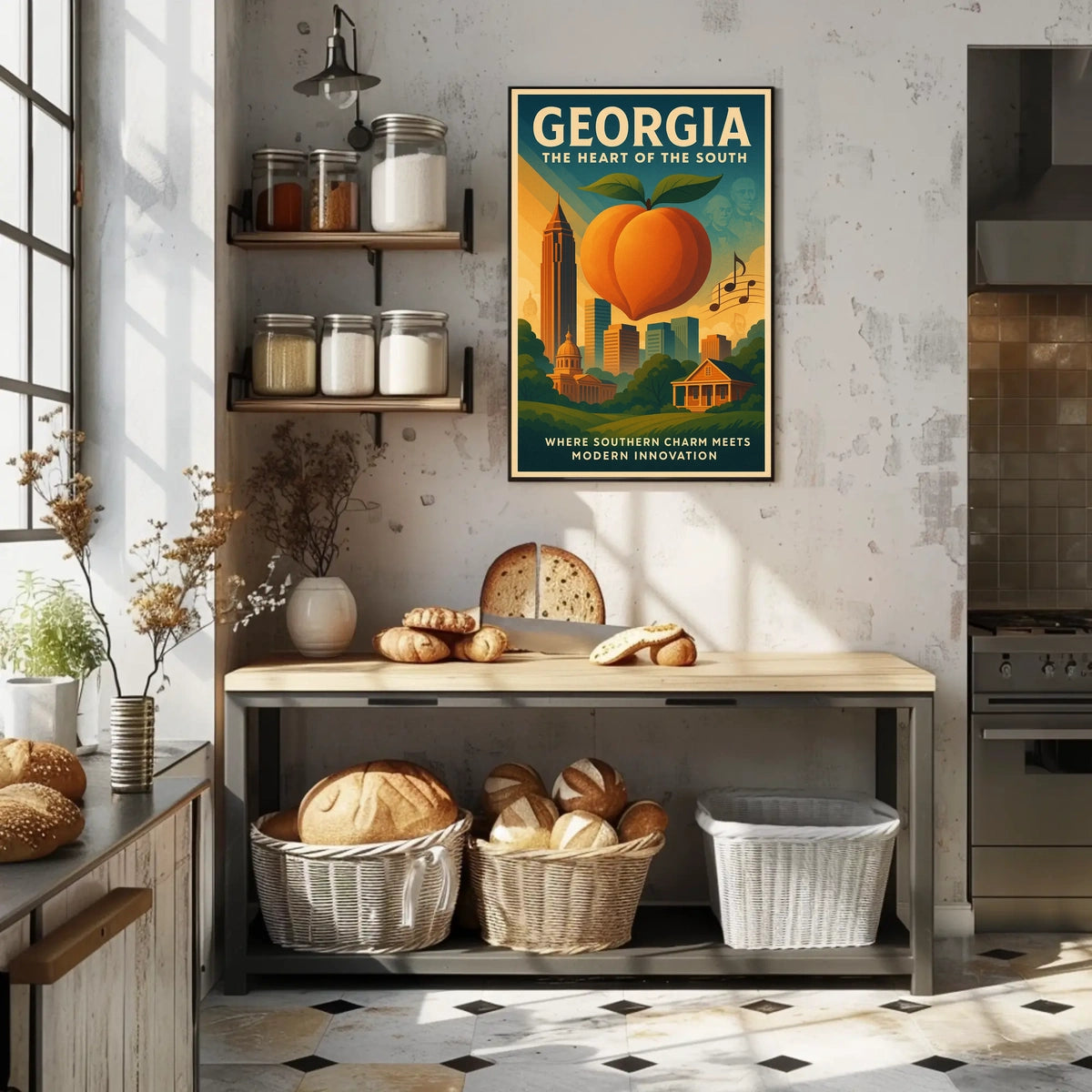 Georgia The Heart Of The South Poster