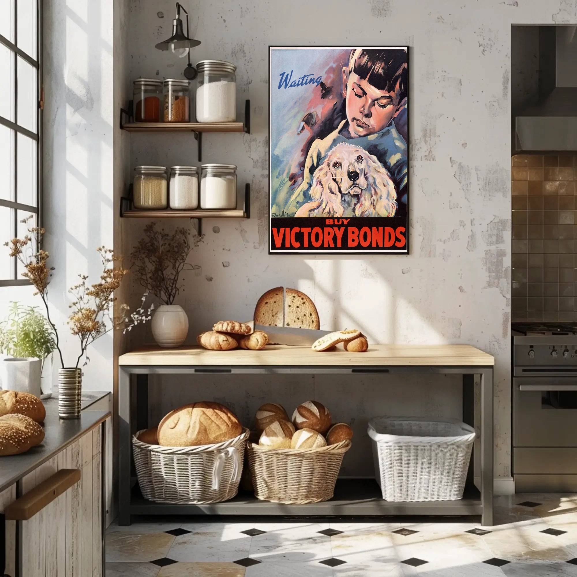 Waiting for Victory Poster PosterGoat