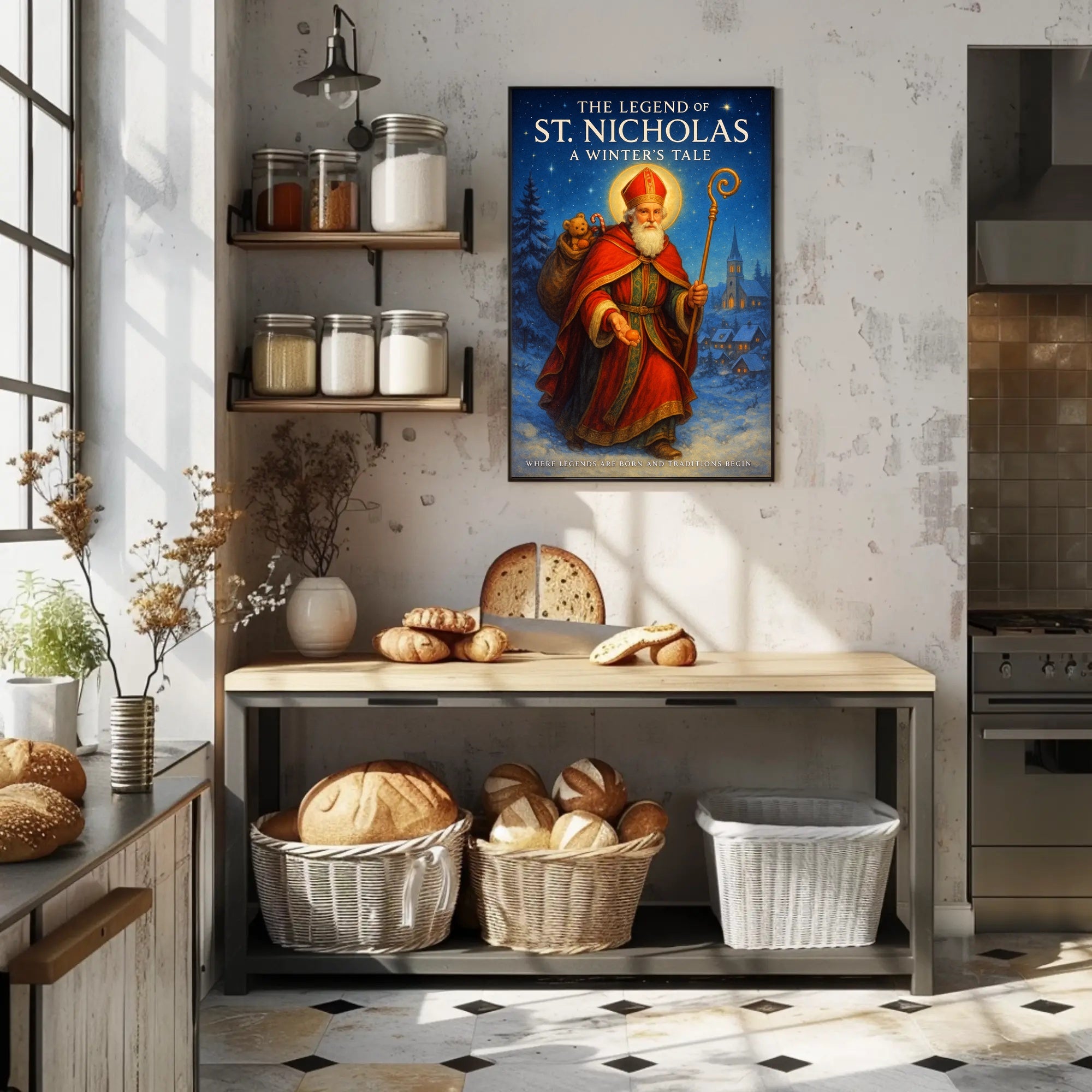 The Legend of St. Nicholas Poster PosterGoat