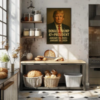 Trump 47th President Scenic Collector Poster