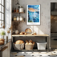Niagara Falls Watercolor Art Travel Poster PosterGoat