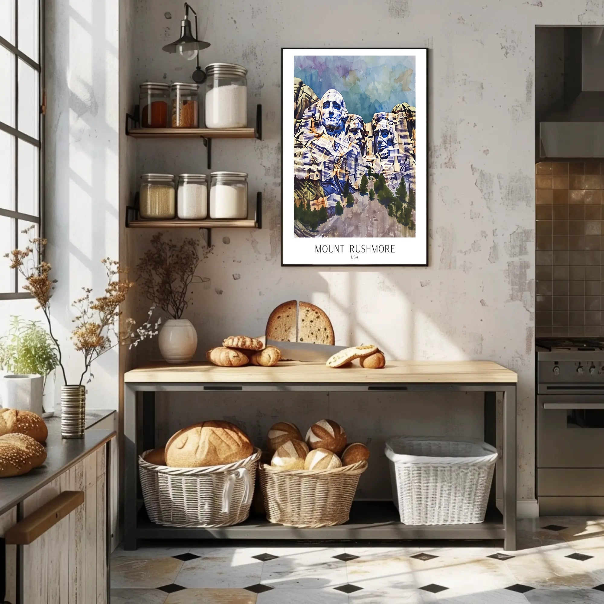 Mount Rushmore Poster PosterGoat