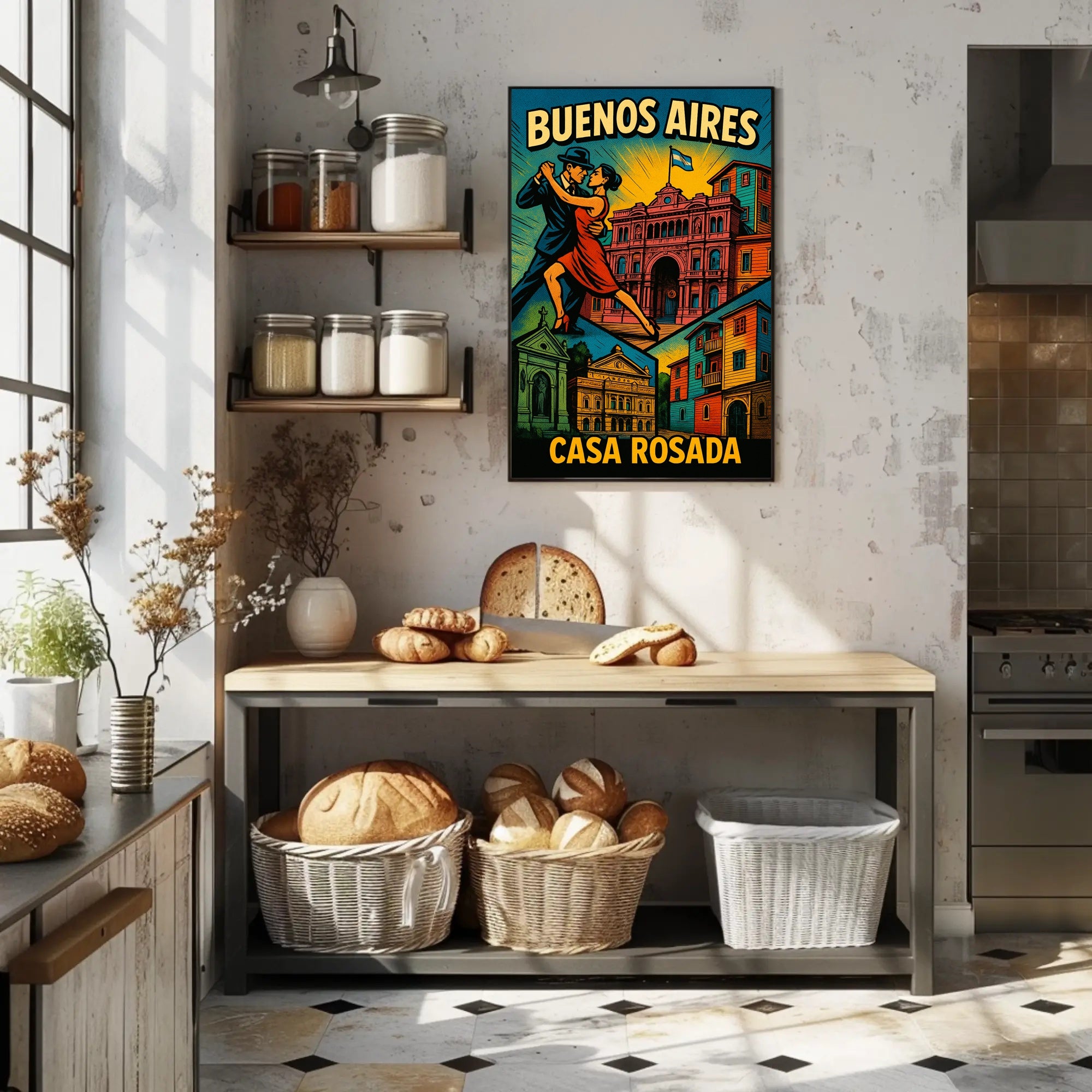 Buenos Aires Casa Rosada Wall Art Print PosterGoat