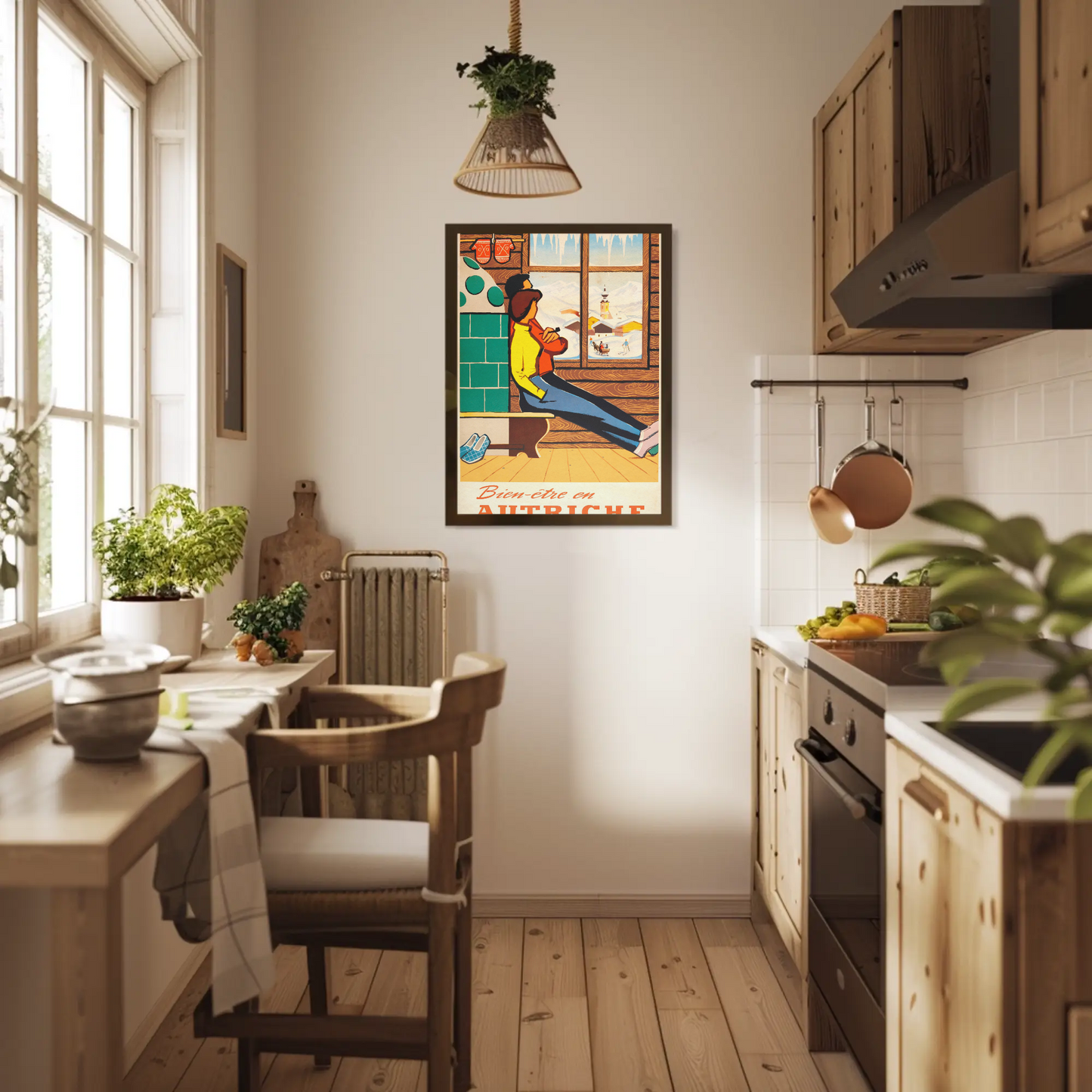 Bien-être en Autriche Vintage Poster