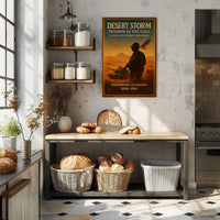 Desert Storm Triumph in the Gulf Poster