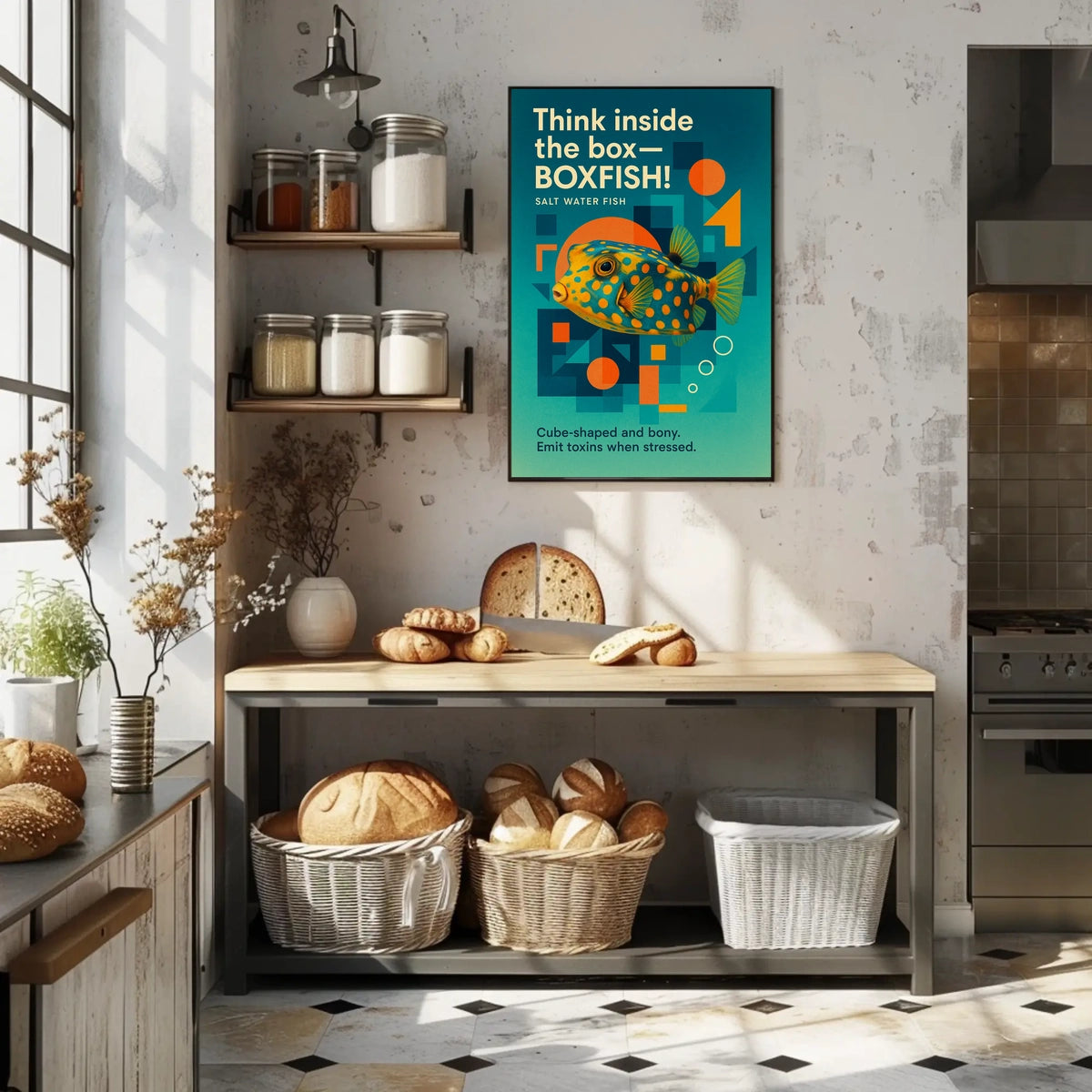 Think Inside the BoxBoxfish Poster