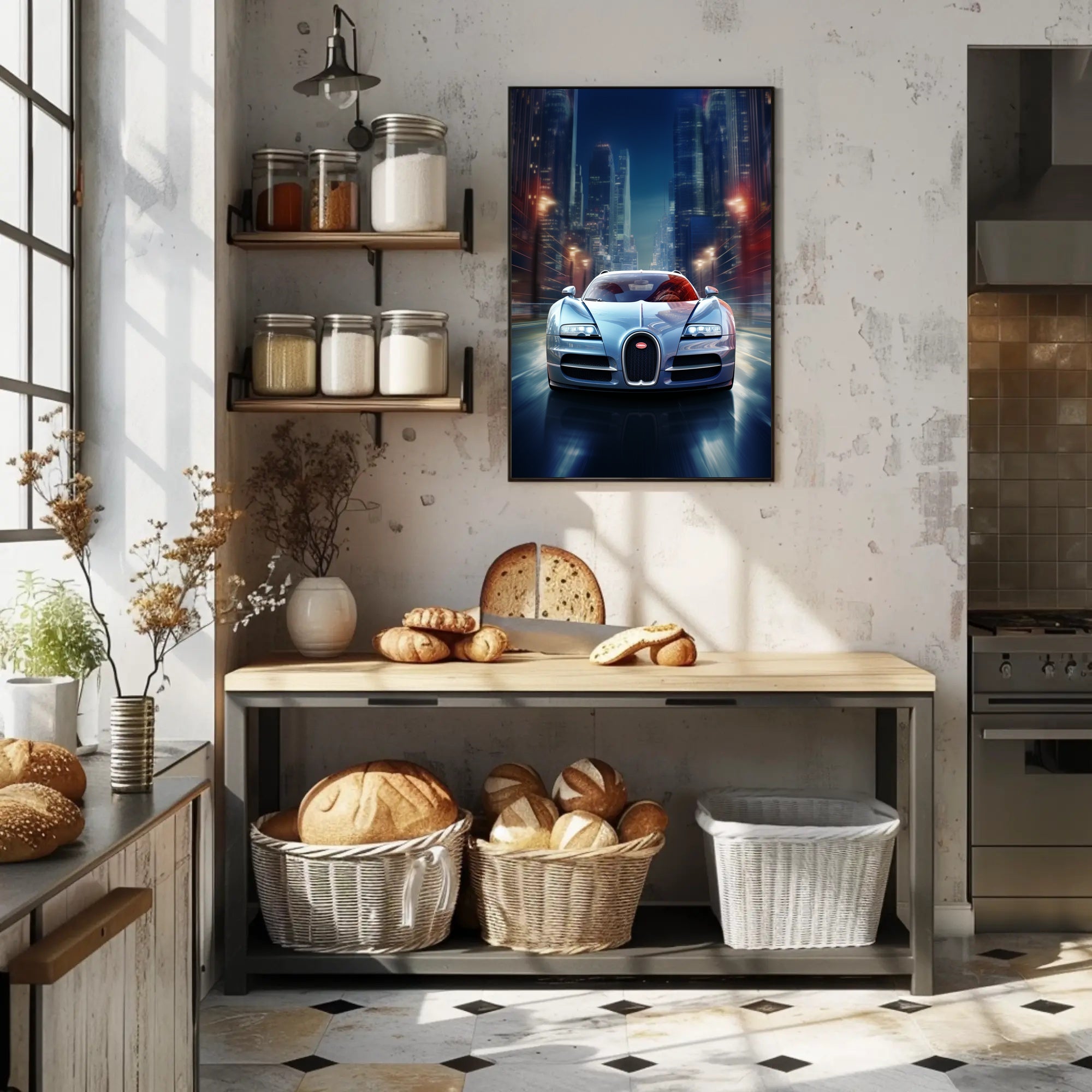 Speed in the City Poster PosterGoat