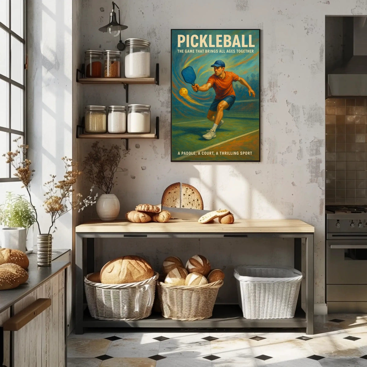 Pickleball A Game for All Ages Poster