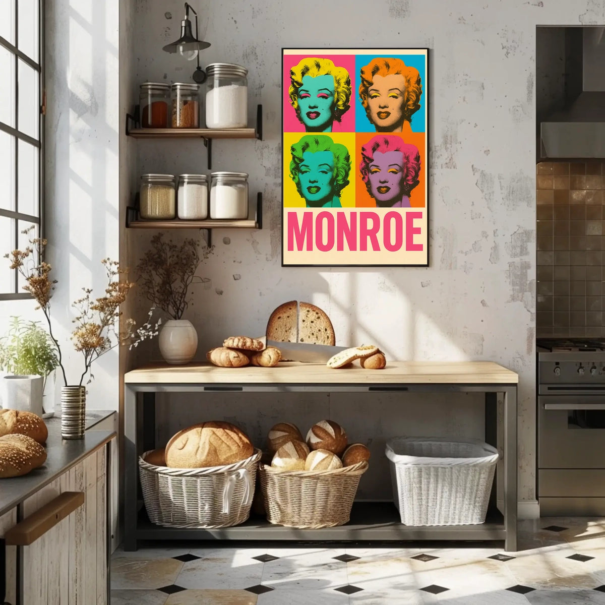 Monroe Pop Art Poster