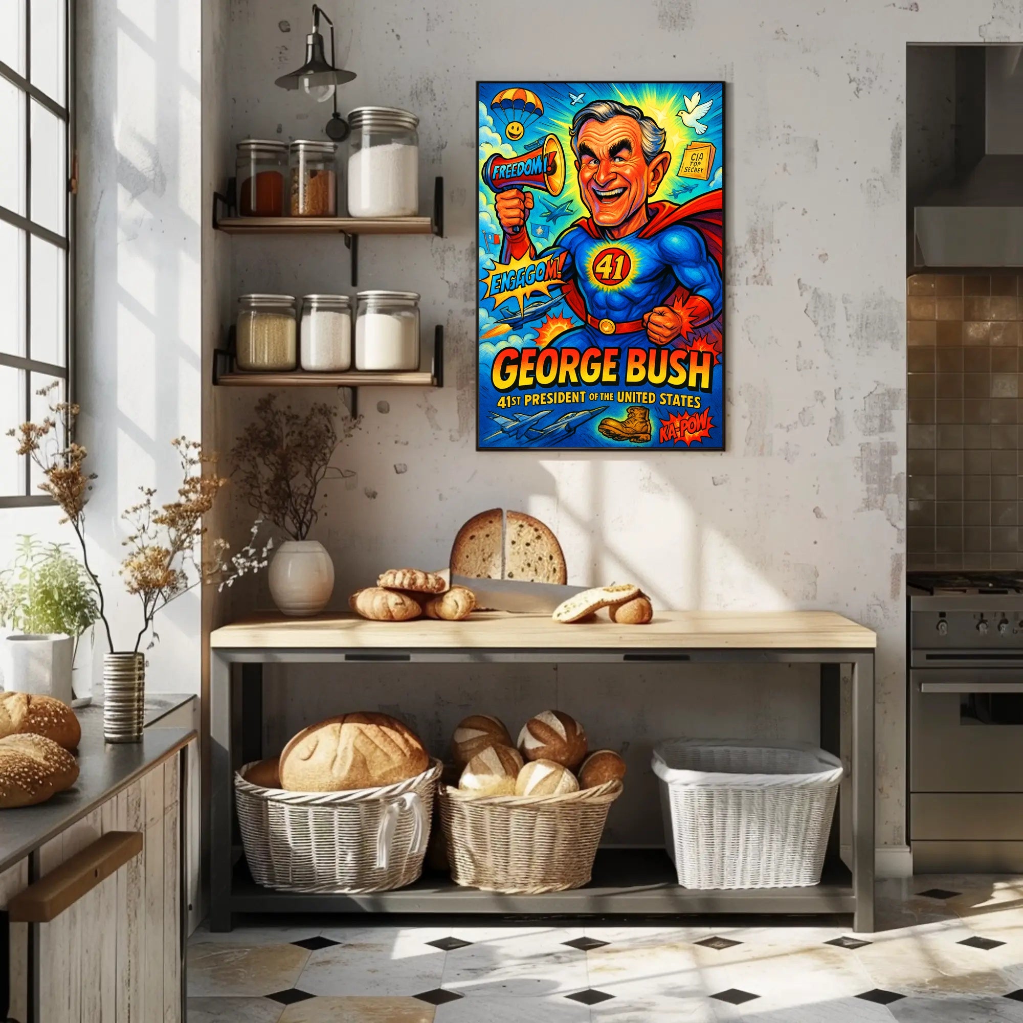 George Bush 41st President Poster PosterGoat