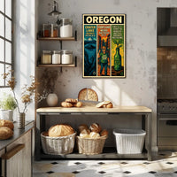 Discover Oregon Poster