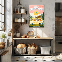 Zoo Opening Announcement Poster PosterGoat