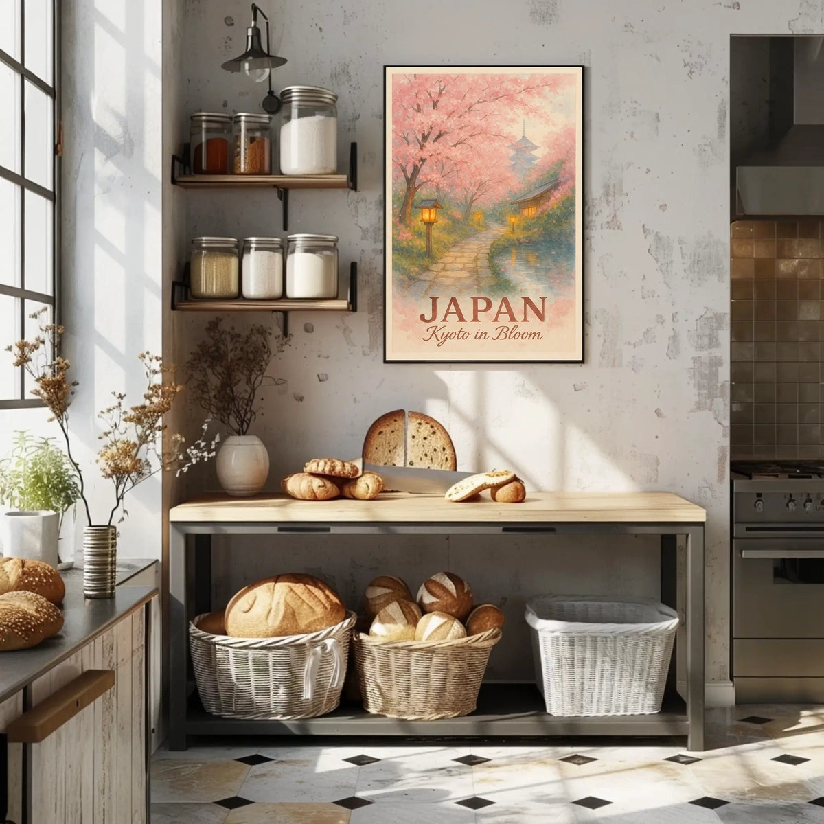 Japan Kyoto in Bloom Poster