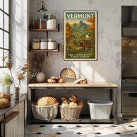 Vermont Land of Scenic Beauty Poster