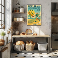 Pickleball The New Wave of Fun Poster