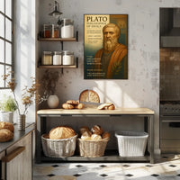 Plato Philosopher of Ideals Poster