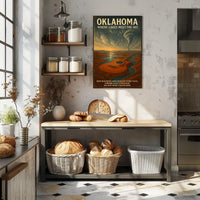 Oklahoma Where Lakes Meet The Sky Poster